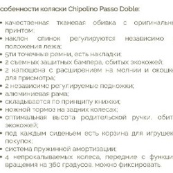 Прогулочная коляска Chipolino Passo Doble - фото 10