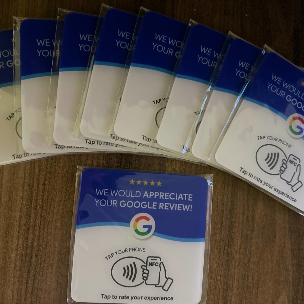 NFC-карточка для Google Отзывов