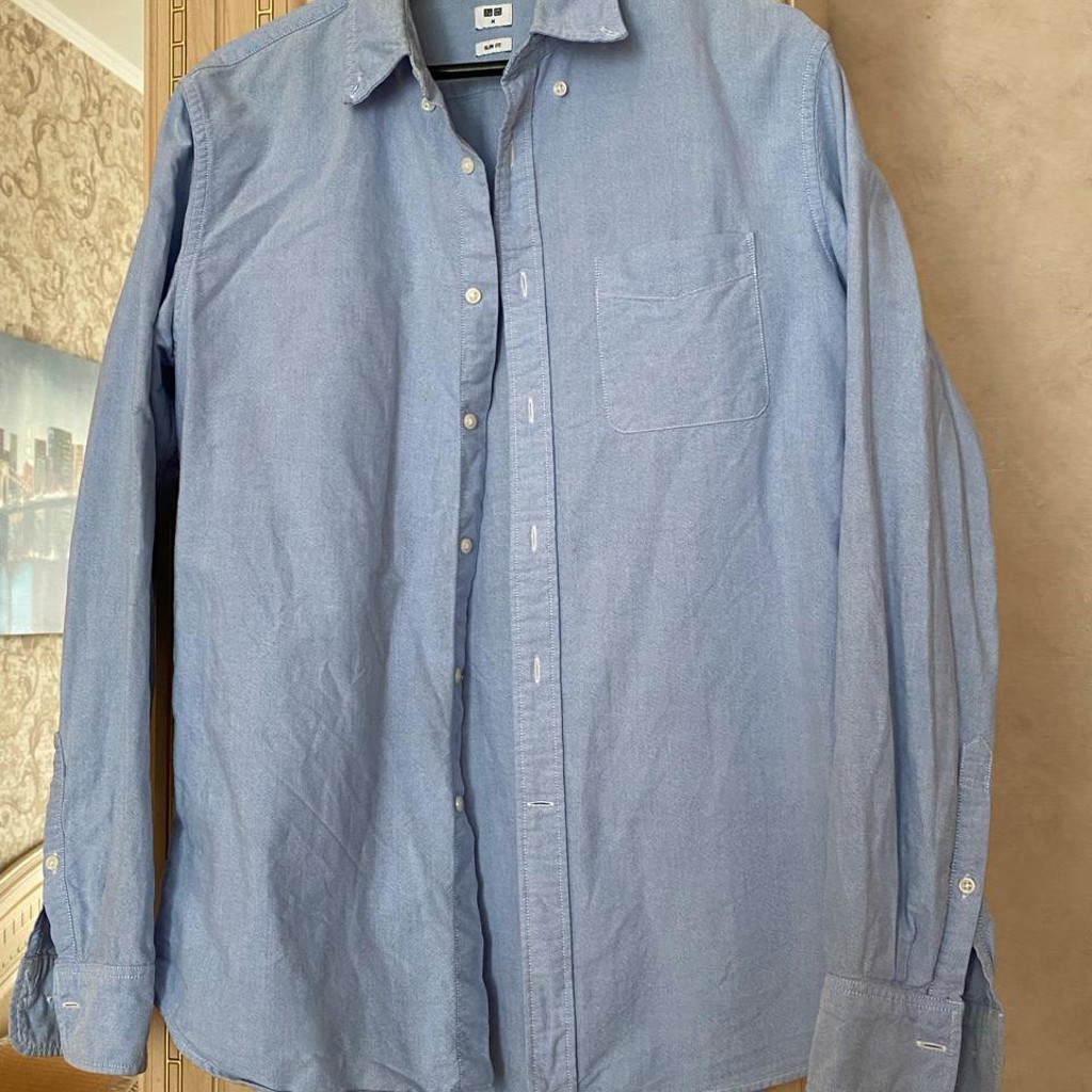 Хлопковая рубашка UNIQLO