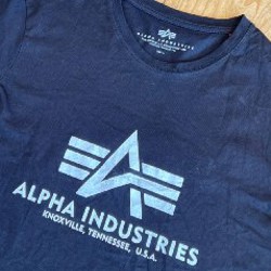 Футболка Alpha Industries черная - фото 3