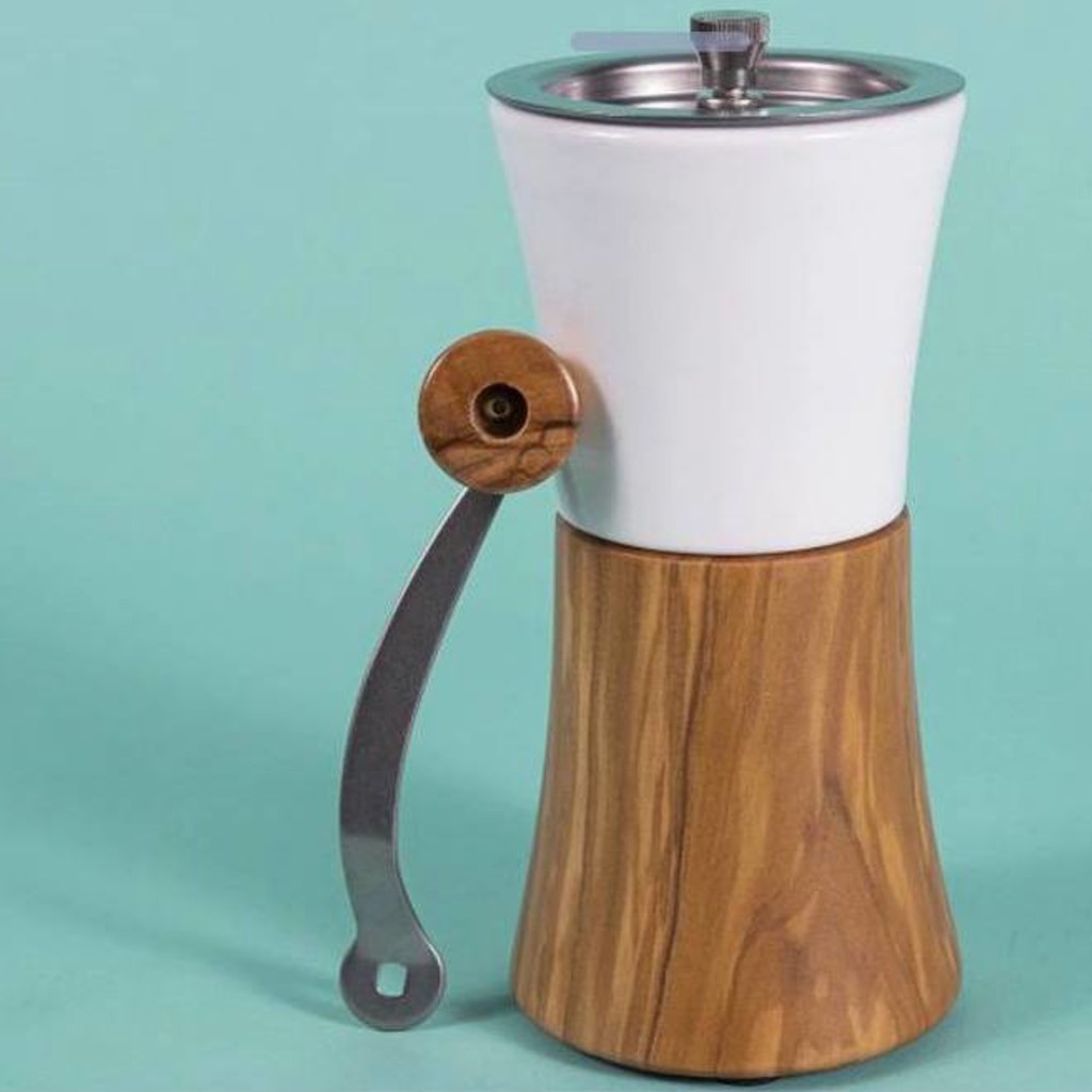 Hario V60 Coffee Mill Olive Wood