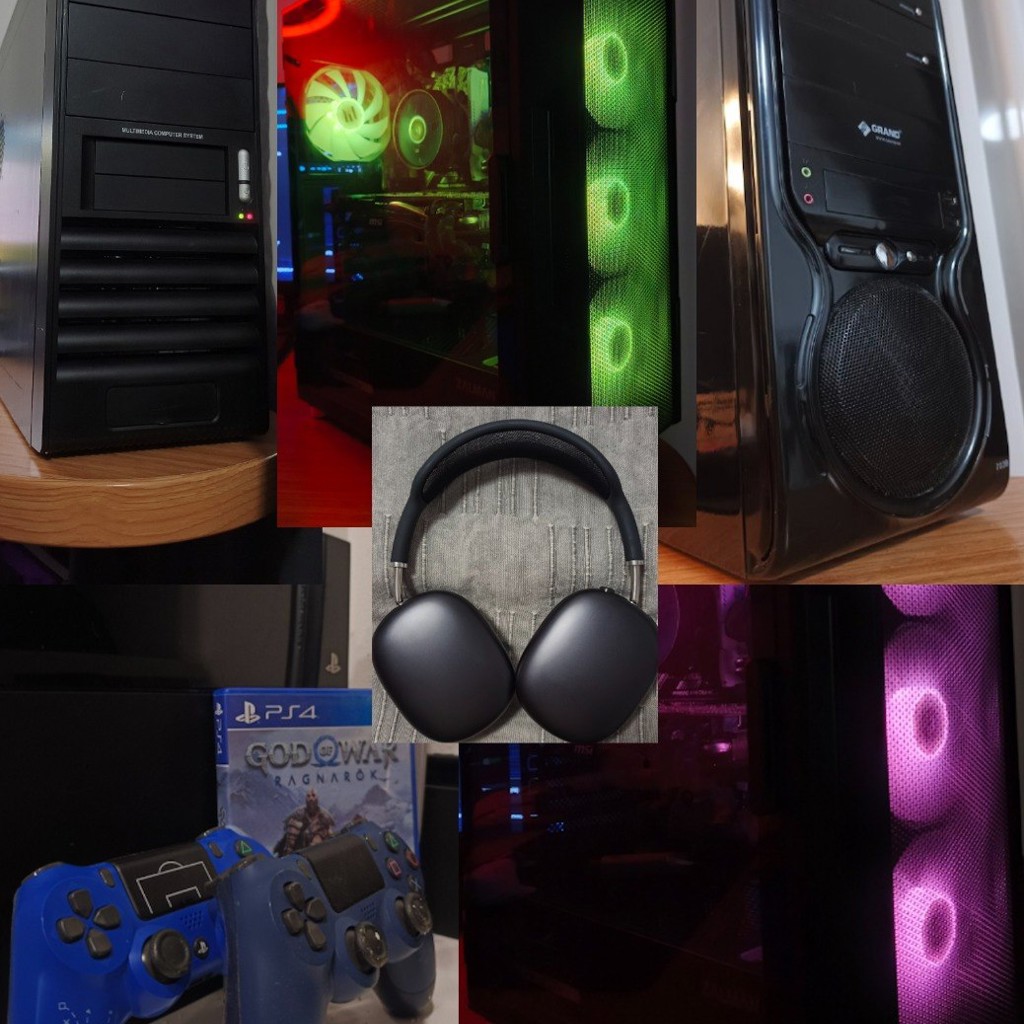 PS4 с геймпадами и игрой