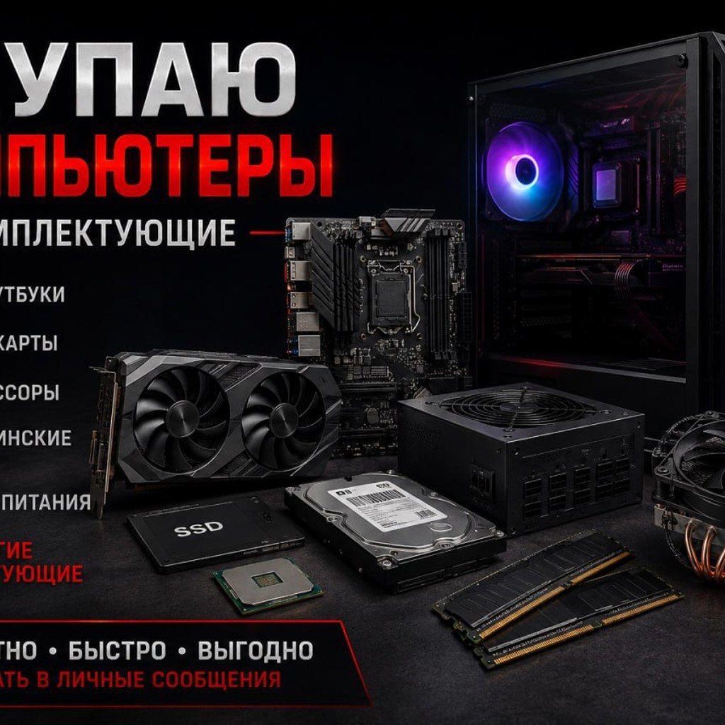 Компьютеры и комплектующие