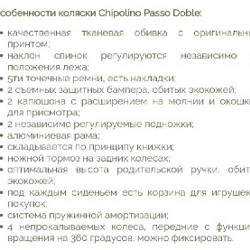 Прогулочная коляска Chipolino Passo Doble - фото 10
