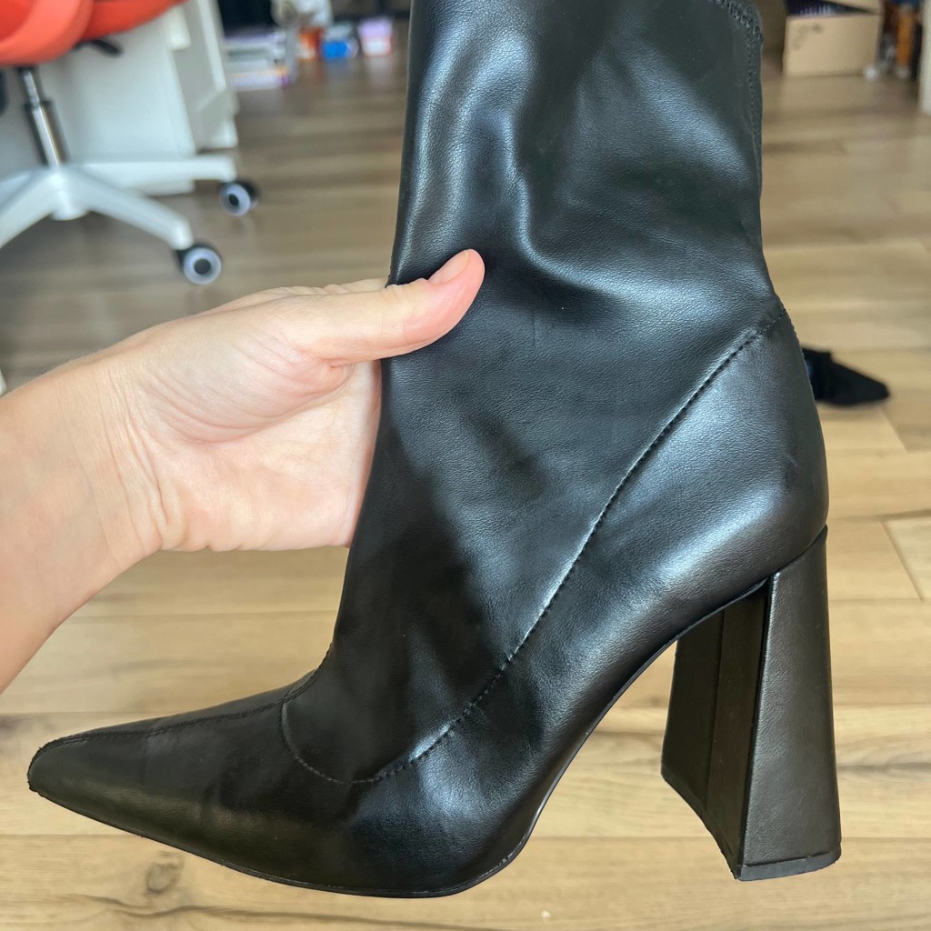 Чёрные ботильоны Zara