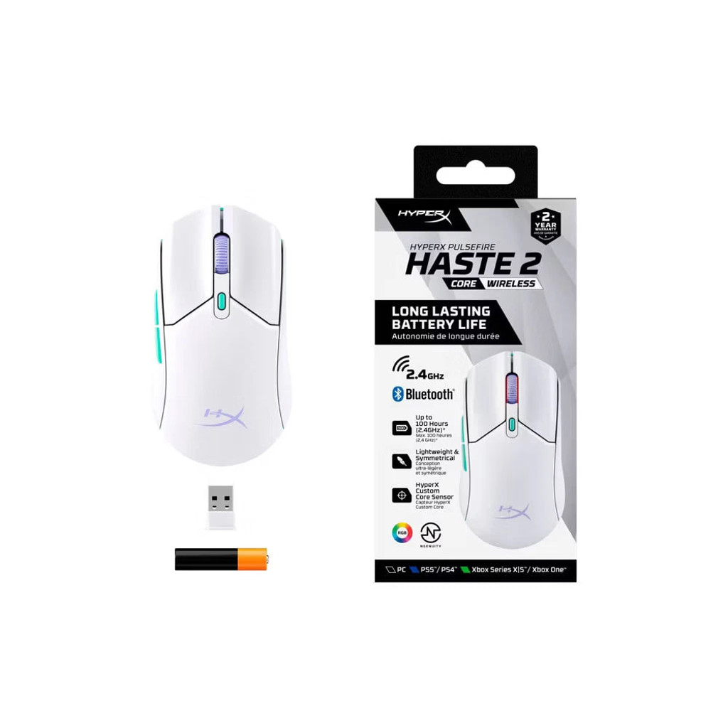 Игровая мышь HyperX Pulsefire Haste 2 Core Wireless