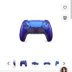 PS5 с контроллером Chroma Indigo - фото 2