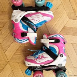 Роликовые коньки детские раздвижные - квады FILA JOY - фото 2