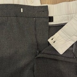 Серые брюки Pull&Bear - фото 5