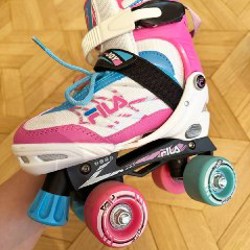 Роликовые коньки детские раздвижные - квады FILA JOY - фото 4