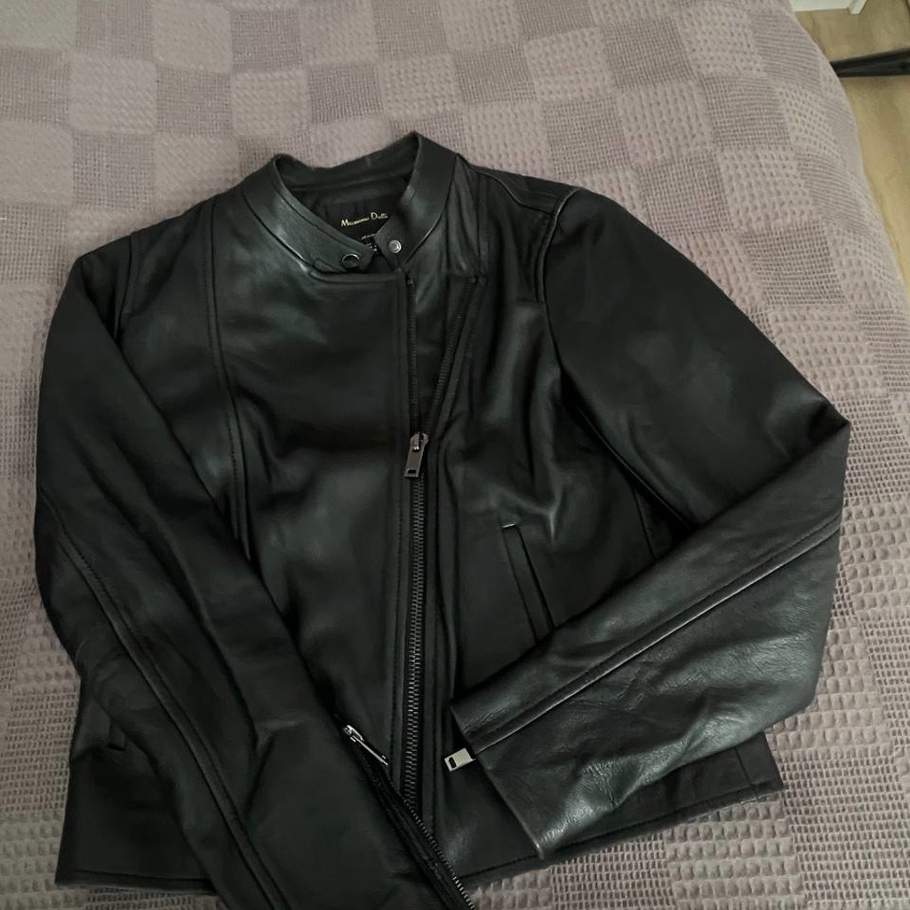 Кожаное пальто
