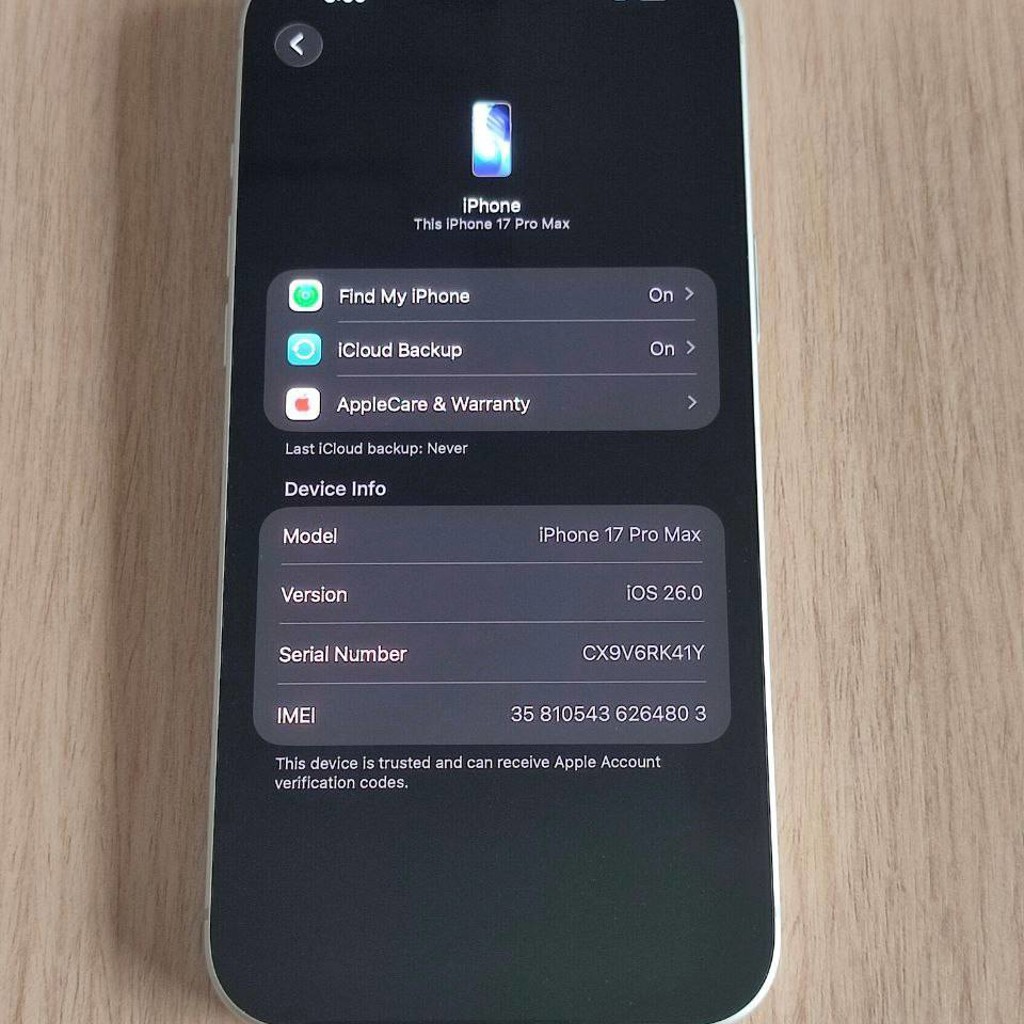 IPhone 17 pro max