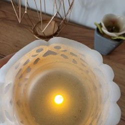 Подсвечник с LED свечкой - фото 2