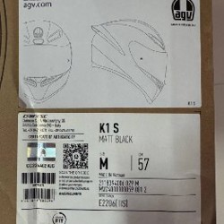 Мотошлем AGV K1 S Matt Black - фото 6