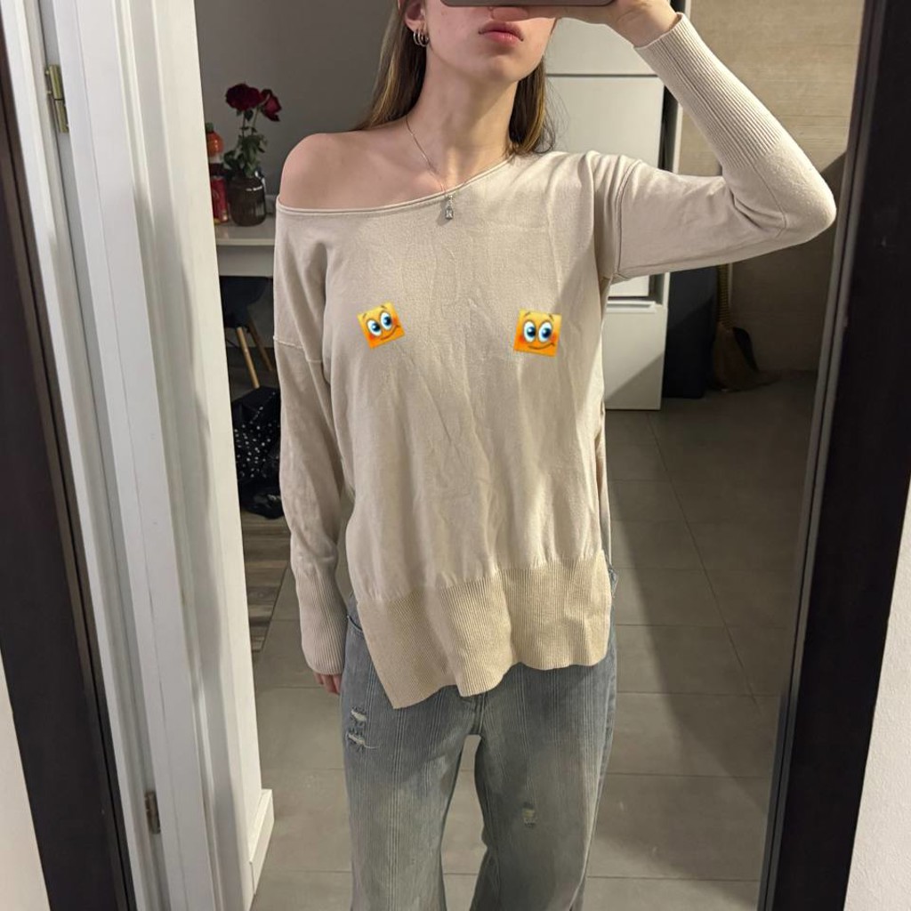 Кофта на одно плечо