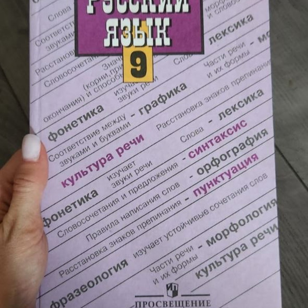 Русский Язык - 9 класс