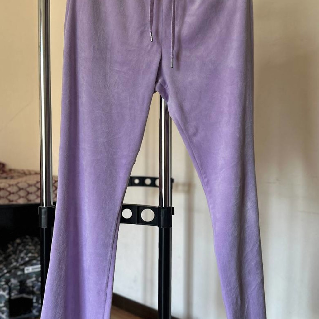 Плюшевые брюки в стиле juicy couture
