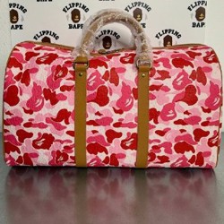 Bape розовая сумка-дуфл - фото 2