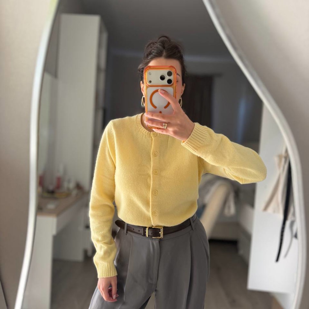 Кардиган из 100% шерсти ZARA