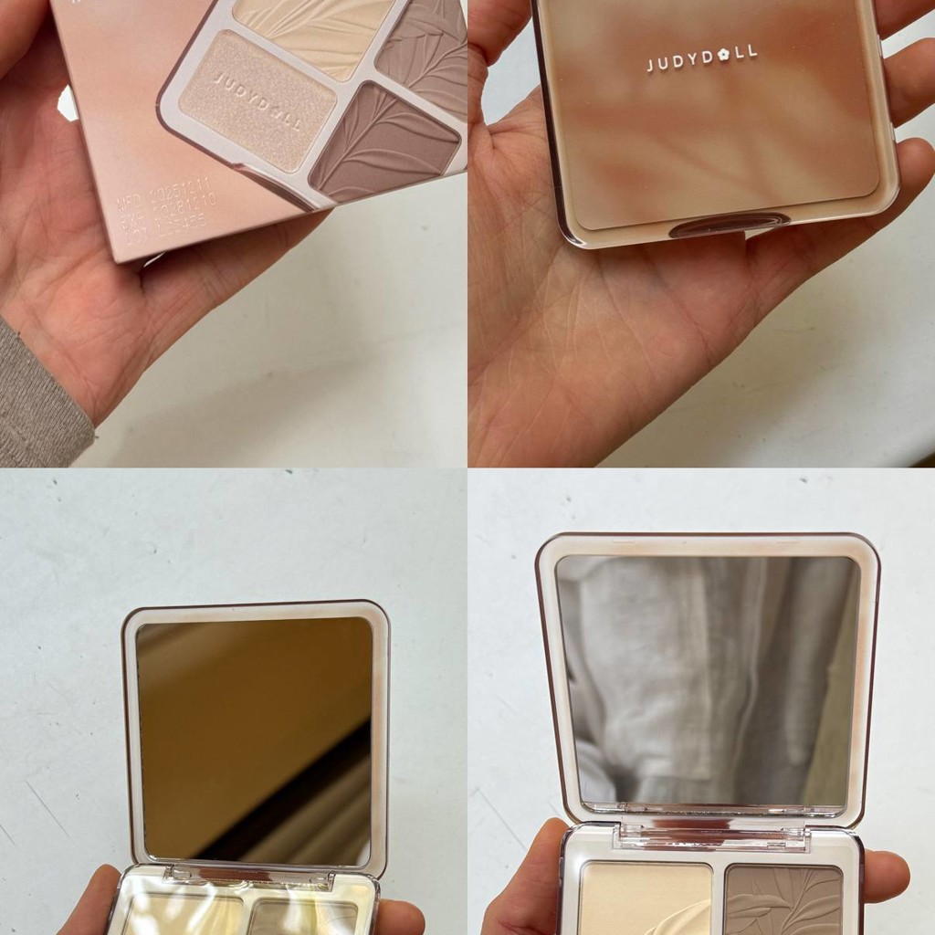 Judy Doll 2 IN 1 Highlighter Contour Palette