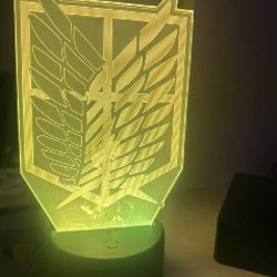 3D LED светильник Attack on Titan - фото 5
