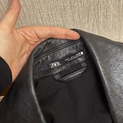 Кожаная куртка Zara - фото 5