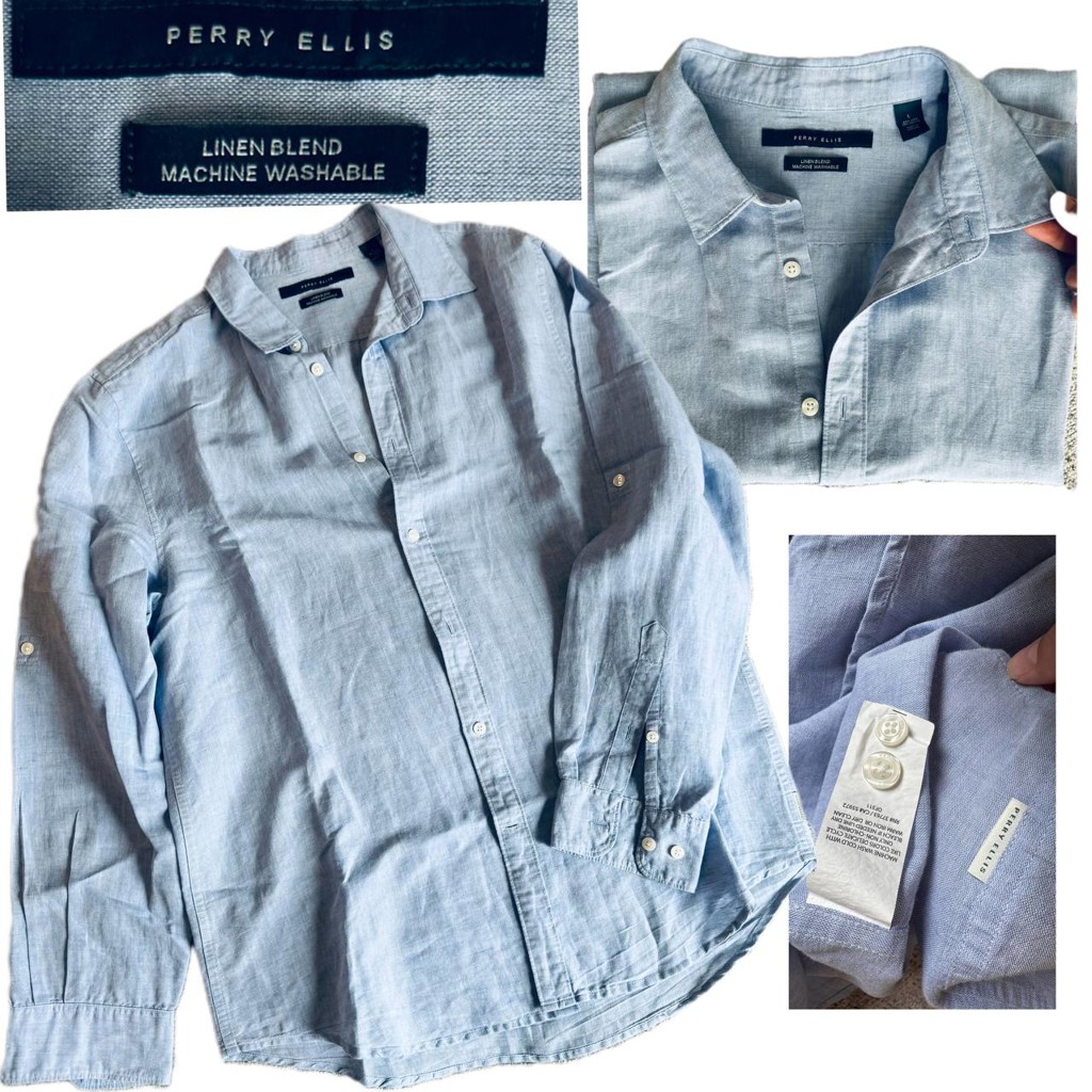 Рубашка мужская PERRY ELLIS