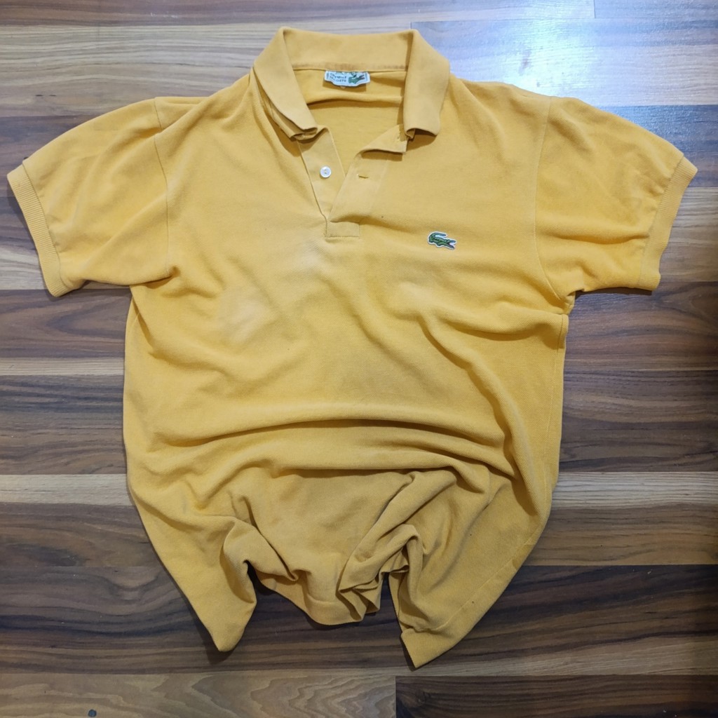 Vintage 1980s Chemise Lacoste Pique Polo Shirt