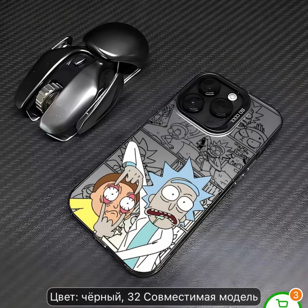 Чехол Рик и Морти силикон