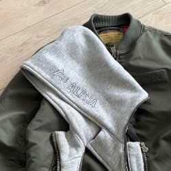 Бомбер Alpha Industries MA-1 Detachable hood - фото 5