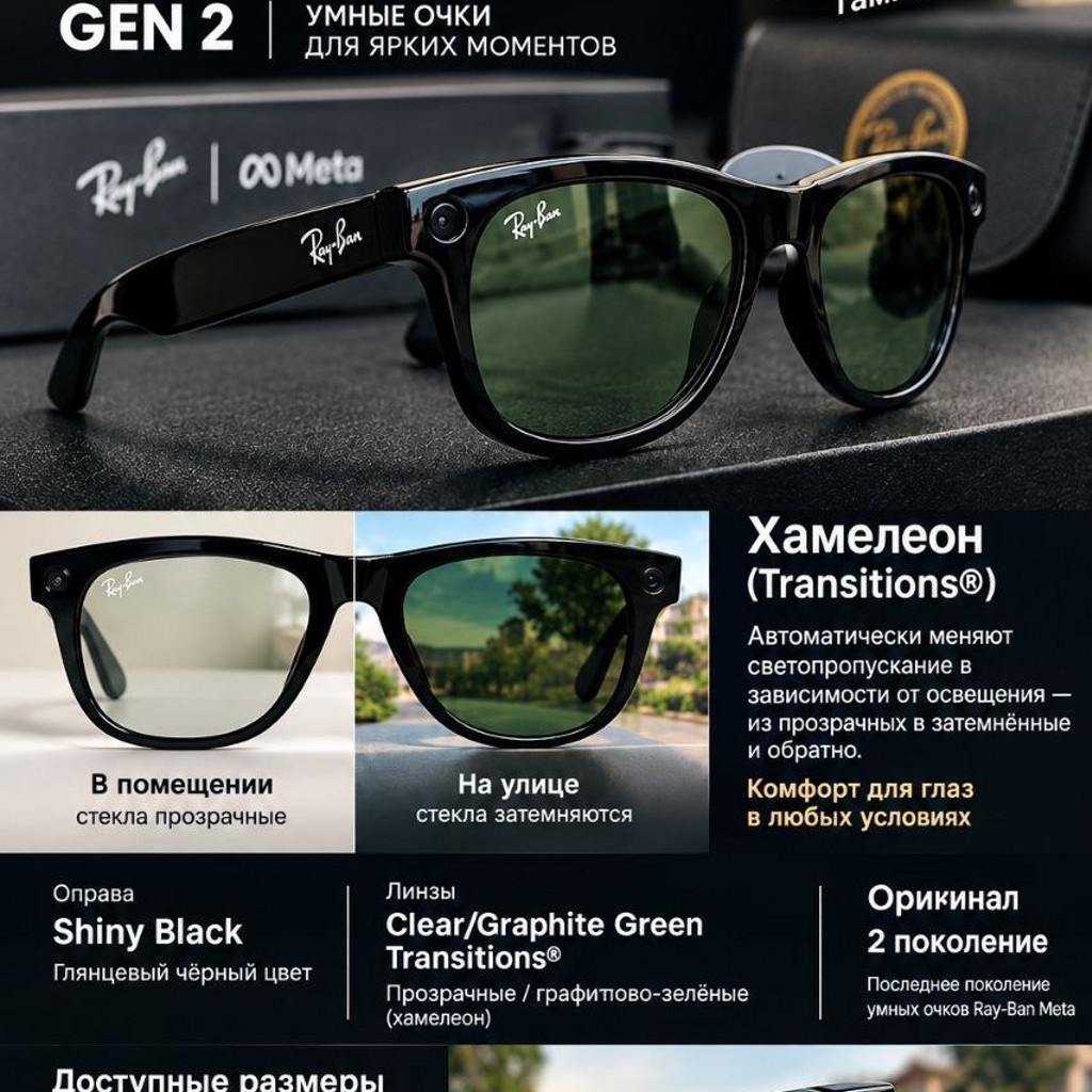 RAY-BAN META WAYFARER — GEN 2