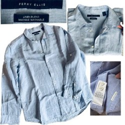 Рубашка мужская PERRY ELLIS - фото 1