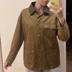 Укороченная бежевая куртка Zara - фото 1