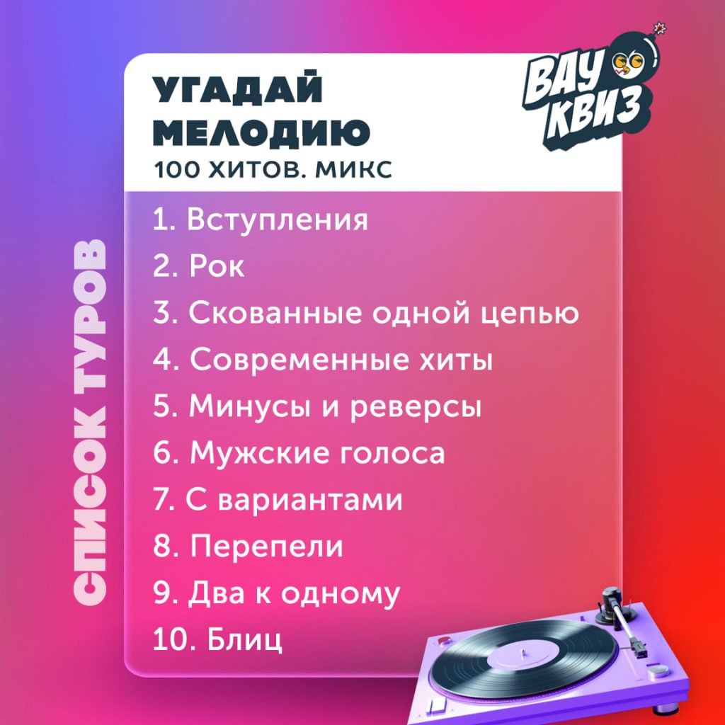 Угадай мелодию