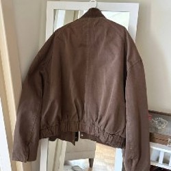 Коричневый бомбер Zara - фото 2