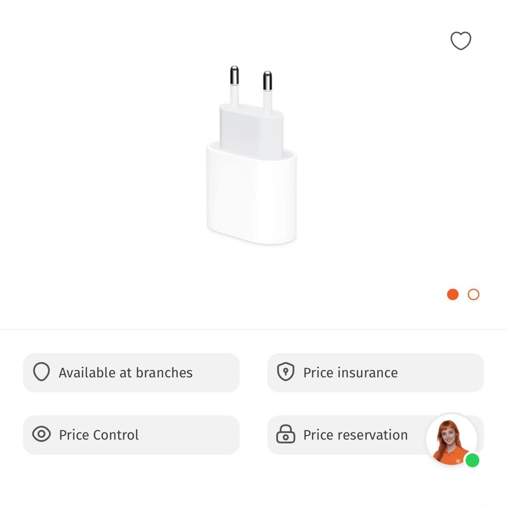 Адаптер apple 20w