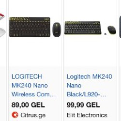 Клавиатура с мышкой Logitech - фото 2