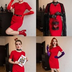 Красное платье - фото 3