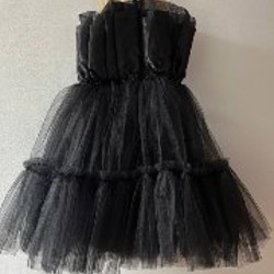 Детское платье чёрное - фото 2