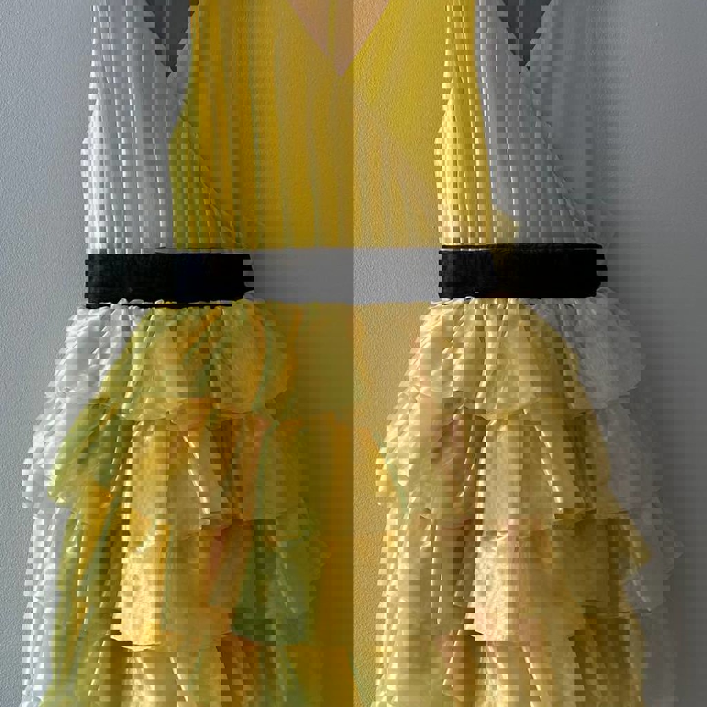 Детское платье жёлтое