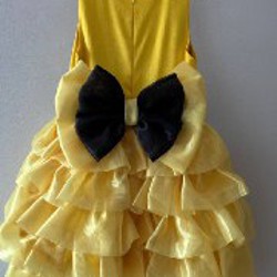 Детское платье жёлтое - фото 2