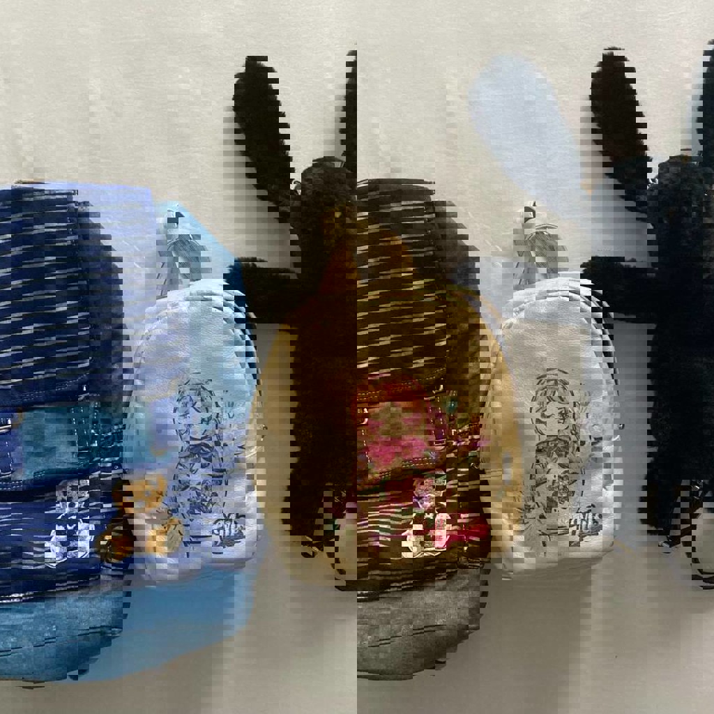 Детский рюкзак бежевый