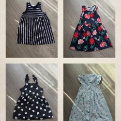 Платье синее в цветок - фото 2