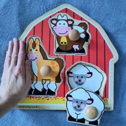 Деревянный пазл-вкладыш Melissa & Doug - фото 1