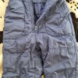 Детские утепленные штаны - полукомбинезон - фото 1