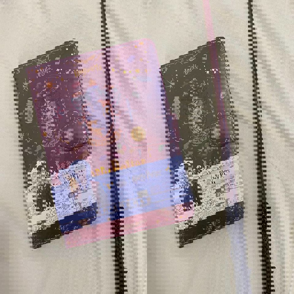 Блокнот Гриффиндор с билетом и картой