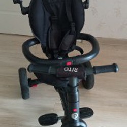 Детский трехколесный велосипед коляска - фото 3