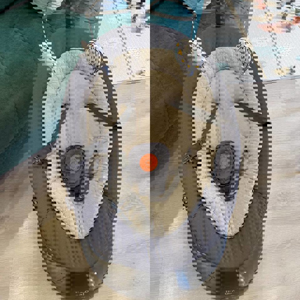 Шезлонг электрокачель Lionelo Rina Grey