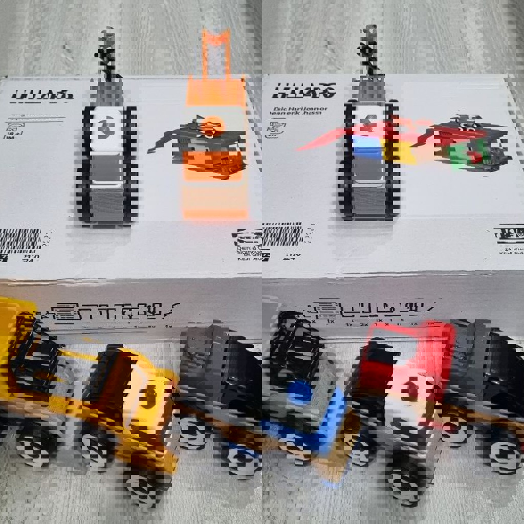 Гараж с машинками и человечками