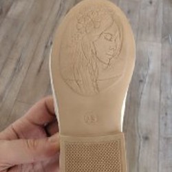 Туфли детские розовые с бабочками - фото 3